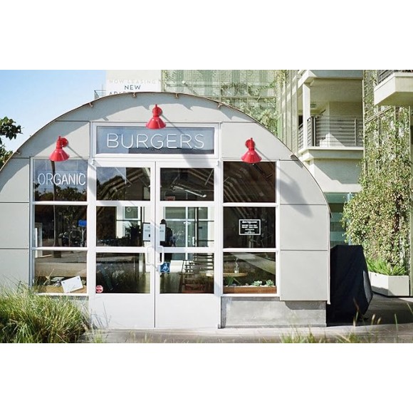 Venice Store Sign Light | for Outdoor Restaurant Accent Wall | 9 inch Dome | 11 inch Gooseneck | Made in America | Matte Black Exterior/Matte Black Interior