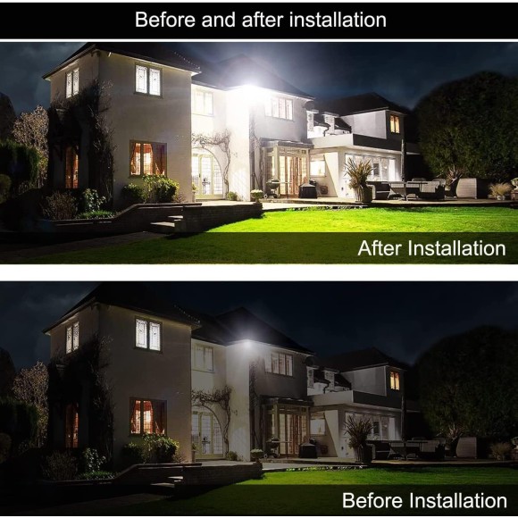4Pack LED Flood Light Outdoor,100W LED Work Light 11000lmwith 6FT US Plug,IP66 Waterproof Exterior Security Lights,6000K Daylight White Outside Floodlights Slim Design for Playground Yard