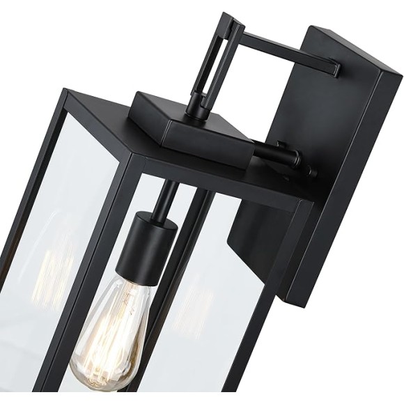 2 Pack 22&#34; Large Size Outdoor Wall Sconce,22 Inch Outdoor Wall Lantern Light for Garage Porch Light Extra Large Exterior Light Fixture for Porch Patio