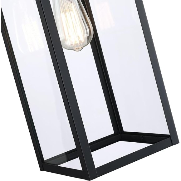 2 Pack 22&#34; Large Size Outdoor Wall Sconce,22 Inch Outdoor Wall Lantern Light for Garage Porch Light Extra Large Exterior Light Fixture for Porch Patio