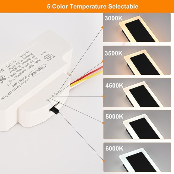 2 Pack Long 32inch Outdoor LED Wall Lights, Dimmable with Remote 3000K-6000K, Modern Long Acrylic Strip Exterior Light Fixture Waterproof IP65 Outdoor Wall Sconce